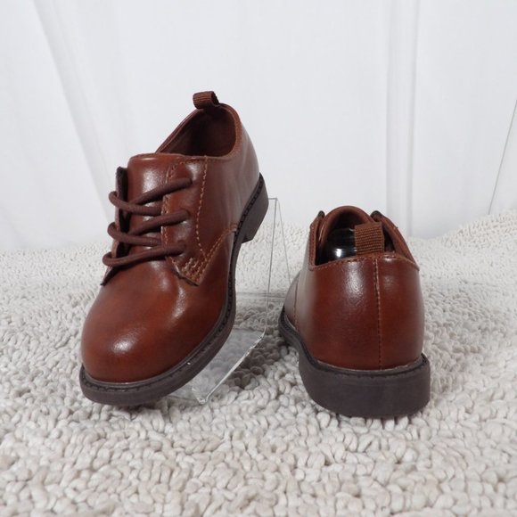 Carter's Boys Spencer Dress Brown Shoes Size 7 - Picture 8 of 8
